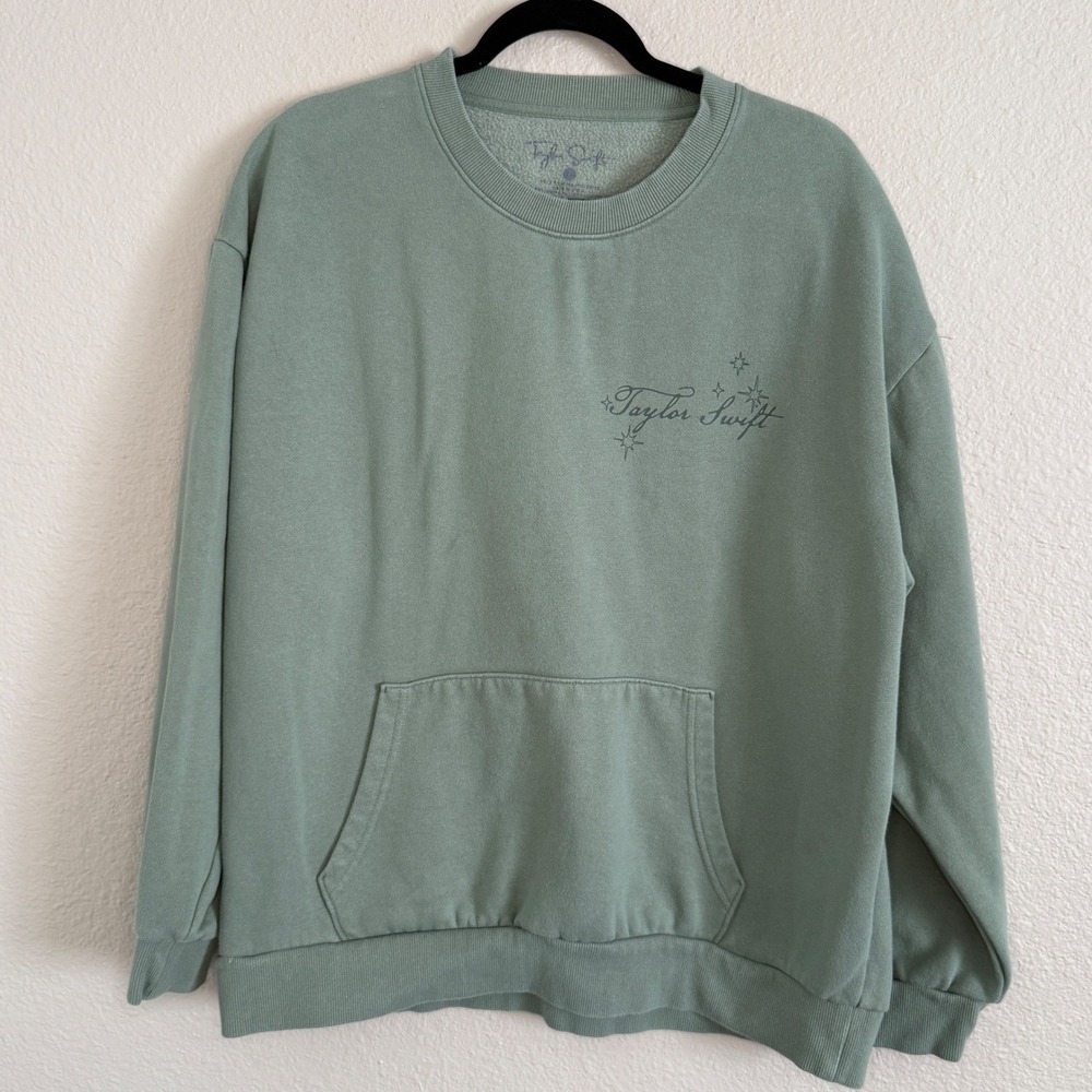 2XL Taylor Swift Debut Timeless Danced All Night Green Sweatshirt Cowboy Country - Picture 2 of 8